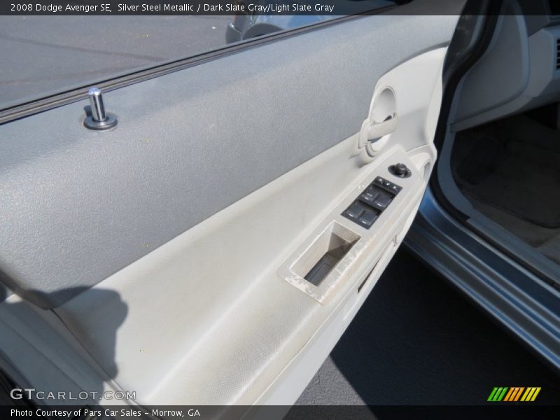 Silver Steel Metallic / Dark Slate Gray/Light Slate Gray 2008 Dodge Avenger SE