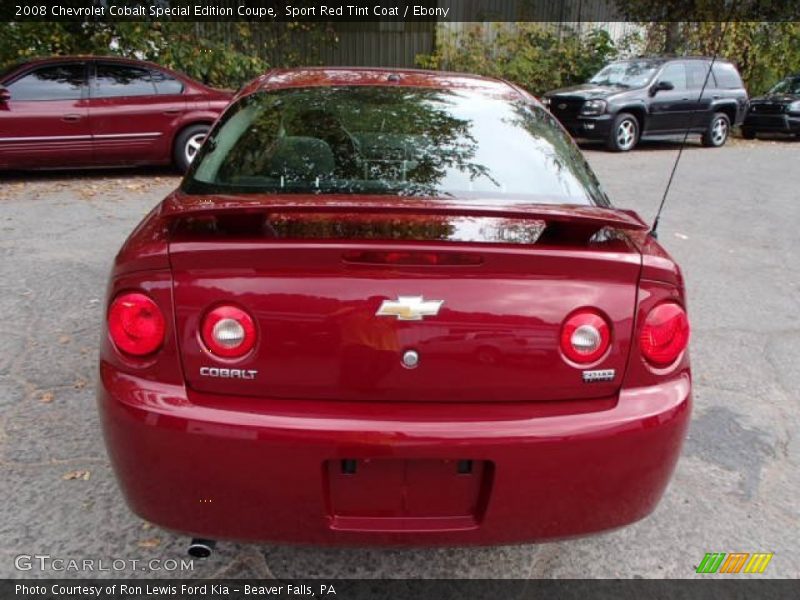 Sport Red Tint Coat / Ebony 2008 Chevrolet Cobalt Special Edition Coupe