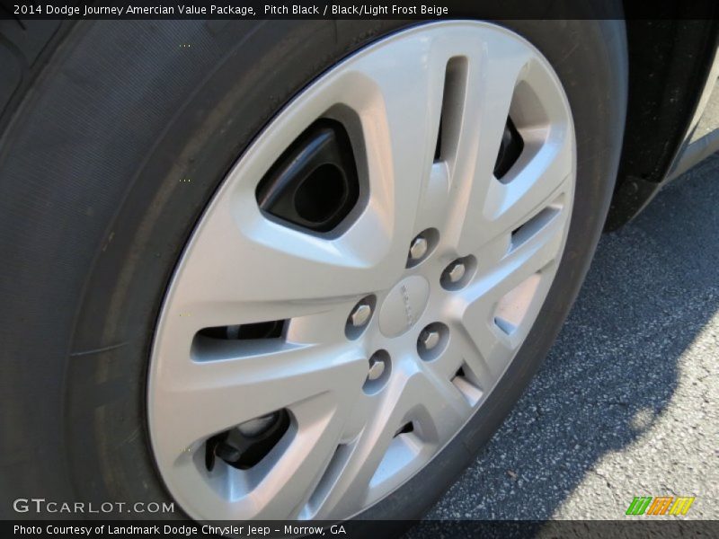 Pitch Black / Black/Light Frost Beige 2014 Dodge Journey Amercian Value Package