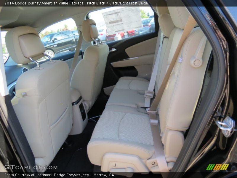Pitch Black / Black/Light Frost Beige 2014 Dodge Journey Amercian Value Package