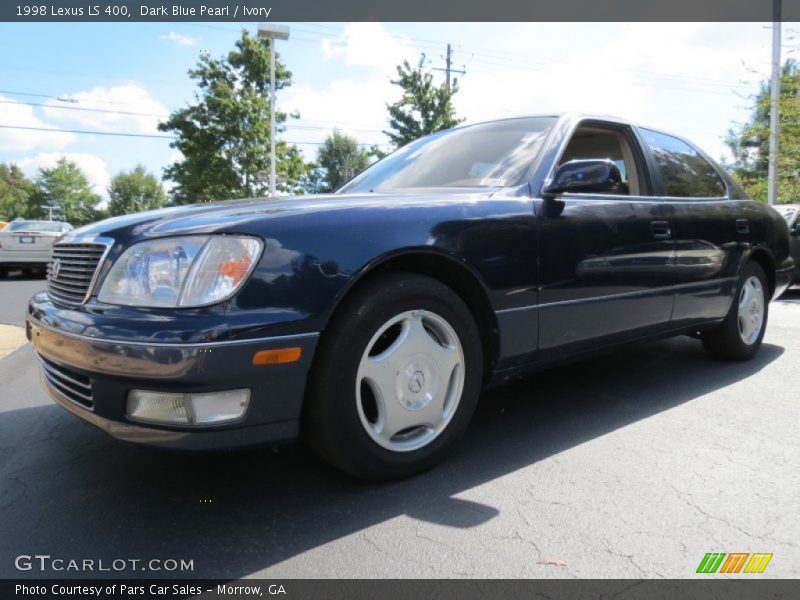 Dark Blue Pearl / Ivory 1998 Lexus LS 400