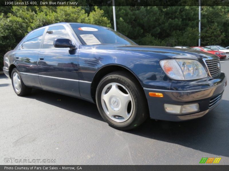 Dark Blue Pearl / Ivory 1998 Lexus LS 400