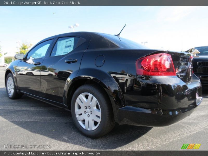 Black Clear Coat / Black 2014 Dodge Avenger SE