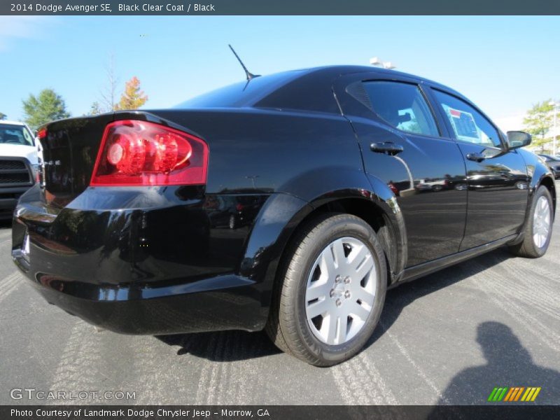 Black Clear Coat / Black 2014 Dodge Avenger SE