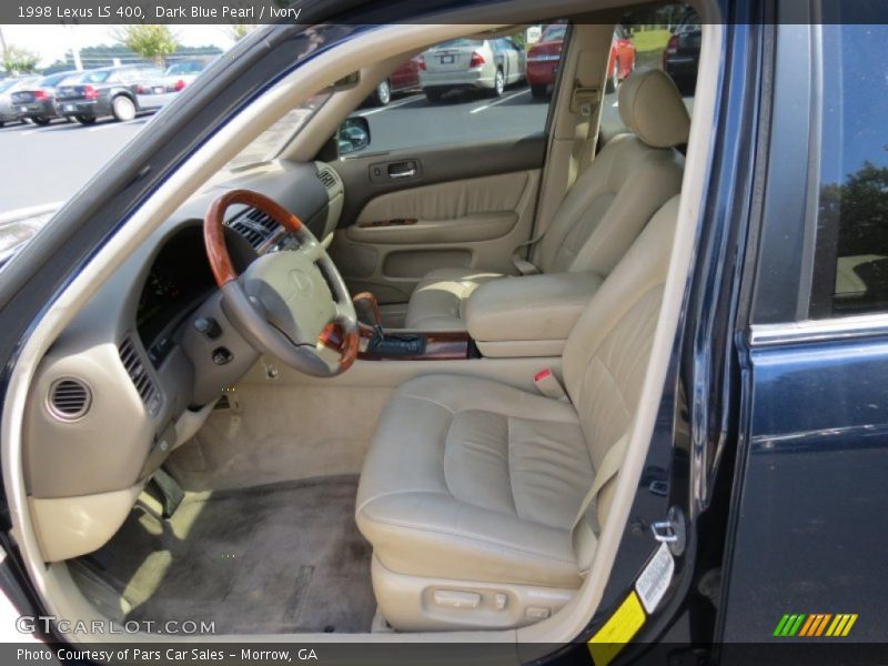Dark Blue Pearl / Ivory 1998 Lexus LS 400