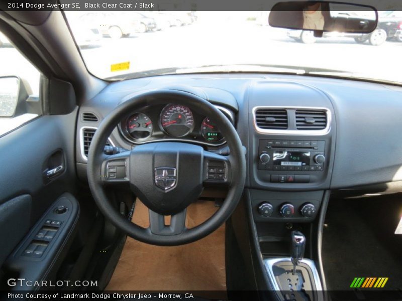 Black Clear Coat / Black 2014 Dodge Avenger SE