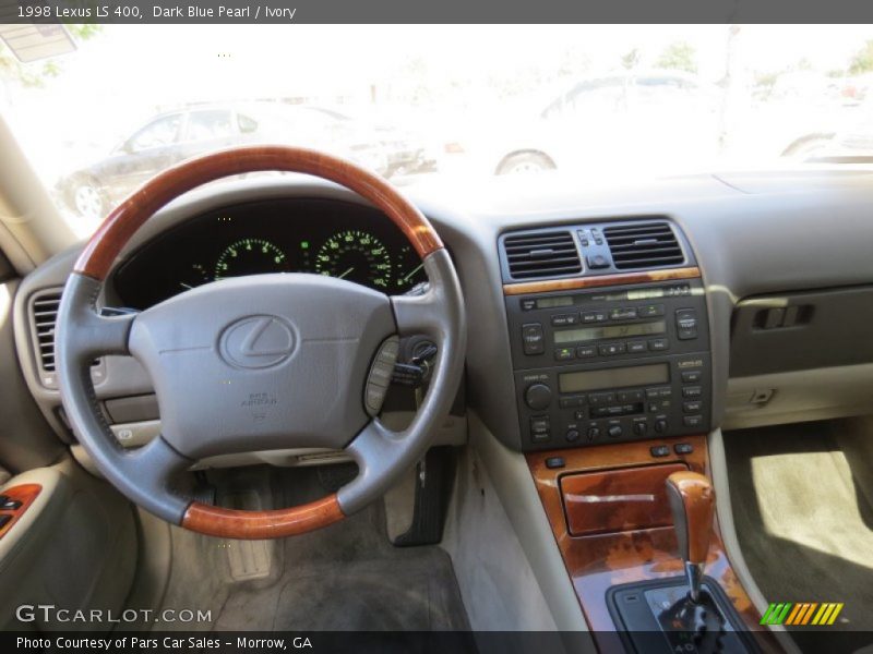 Dark Blue Pearl / Ivory 1998 Lexus LS 400