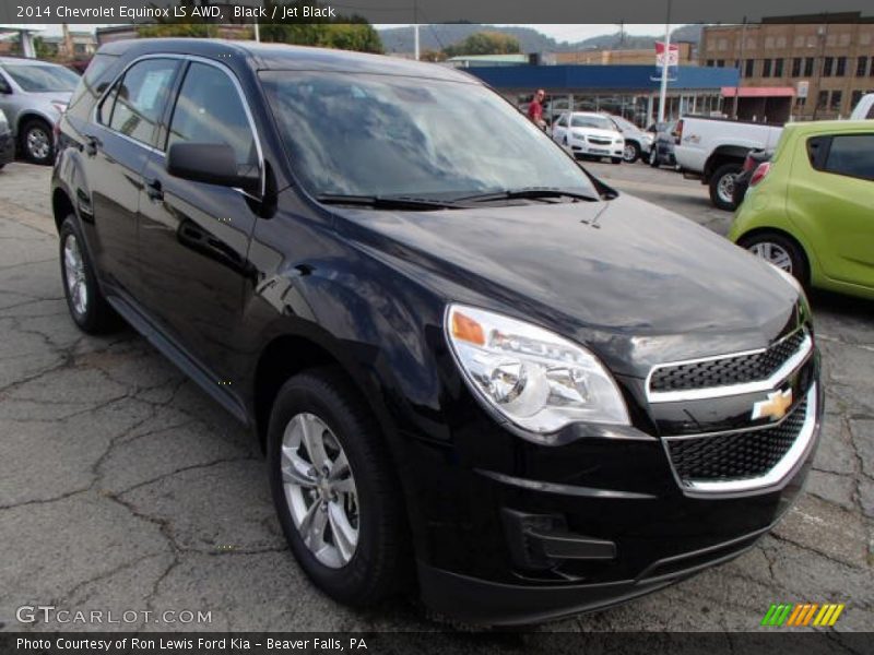 Black / Jet Black 2014 Chevrolet Equinox LS AWD