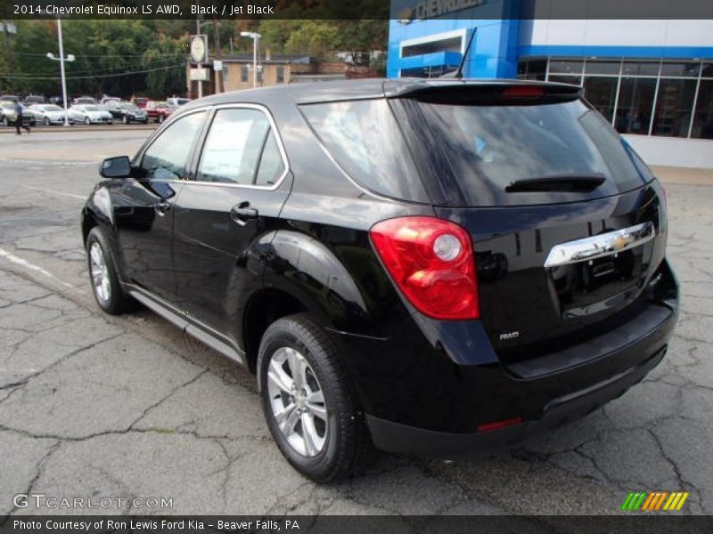 Black / Jet Black 2014 Chevrolet Equinox LS AWD