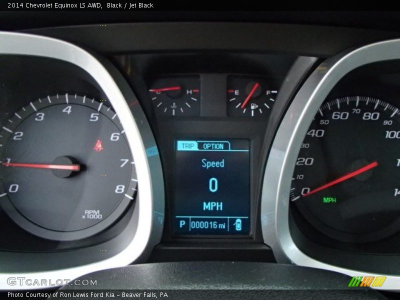 Black / Jet Black 2014 Chevrolet Equinox LS AWD