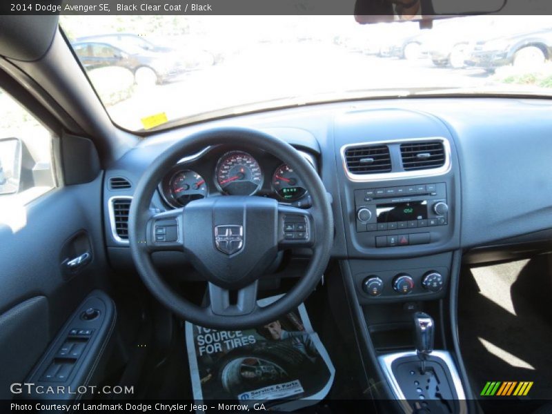 Black Clear Coat / Black 2014 Dodge Avenger SE