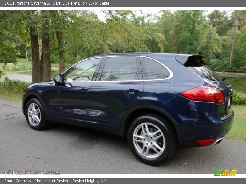 Dark Blue Metallic / Luxor Beige 2011 Porsche Cayenne S