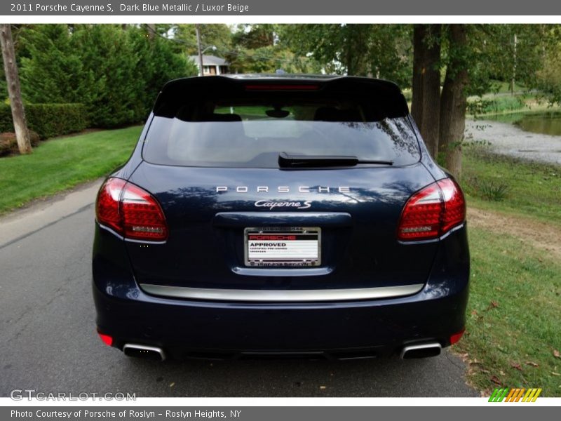 Dark Blue Metallic / Luxor Beige 2011 Porsche Cayenne S