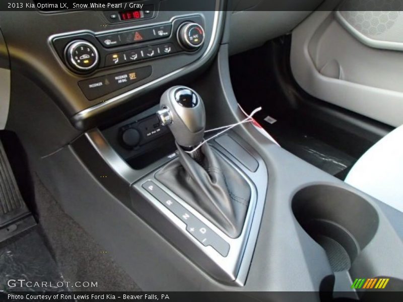 Snow White Pearl / Gray 2013 Kia Optima LX