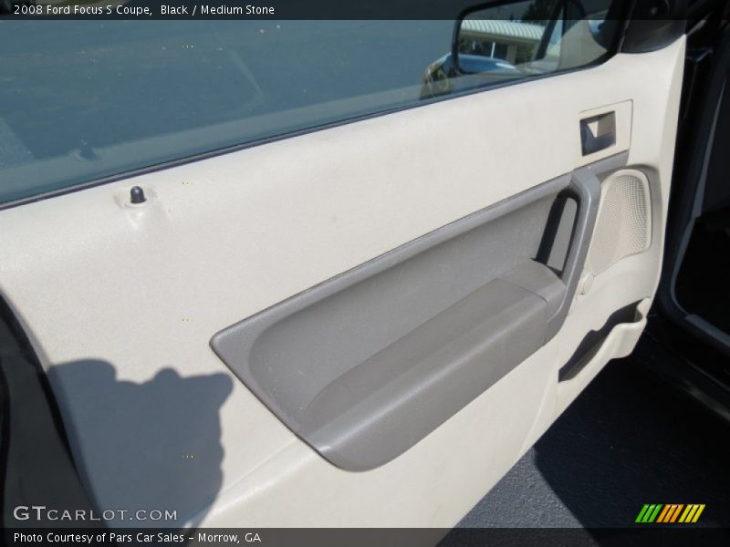 Black / Medium Stone 2008 Ford Focus S Coupe