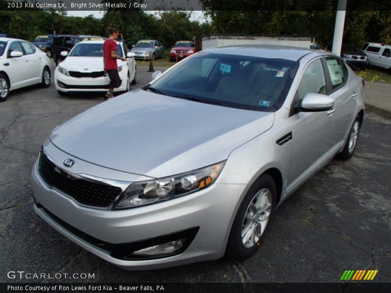 Bright Silver Metallic / Gray 2013 Kia Optima LX