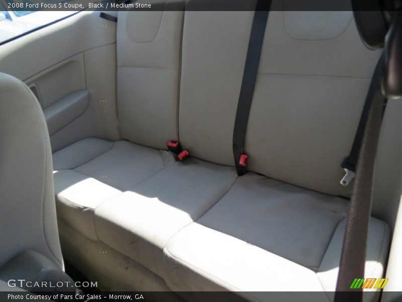 Black / Medium Stone 2008 Ford Focus S Coupe
