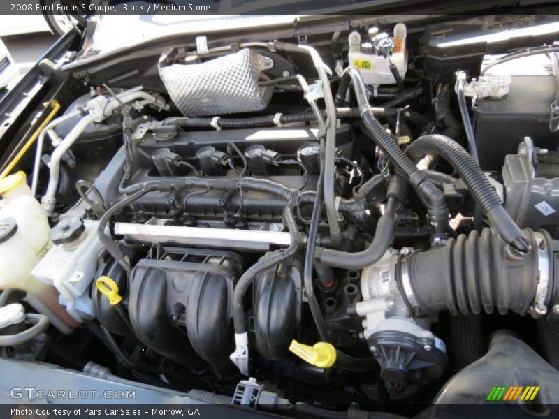 Black / Medium Stone 2008 Ford Focus S Coupe