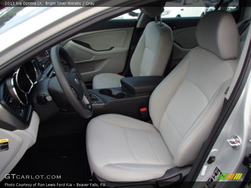 Bright Silver Metallic / Gray 2013 Kia Optima LX