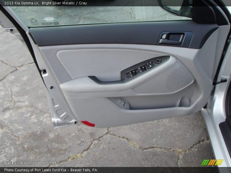 Bright Silver Metallic / Gray 2013 Kia Optima LX