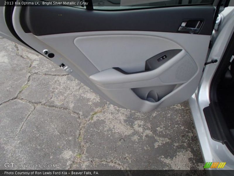 Bright Silver Metallic / Gray 2013 Kia Optima LX
