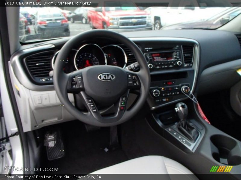 Bright Silver Metallic / Gray 2013 Kia Optima LX