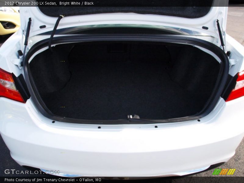 Bright White / Black 2012 Chrysler 200 LX Sedan
