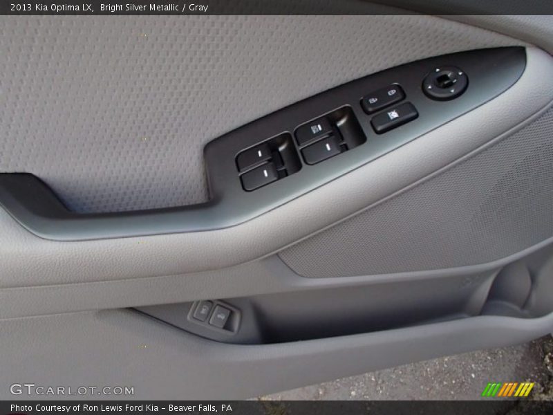 Bright Silver Metallic / Gray 2013 Kia Optima LX