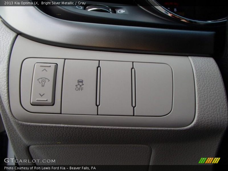Bright Silver Metallic / Gray 2013 Kia Optima LX
