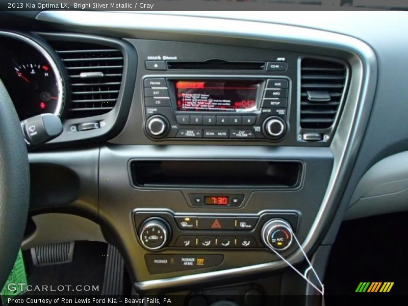 Bright Silver Metallic / Gray 2013 Kia Optima LX