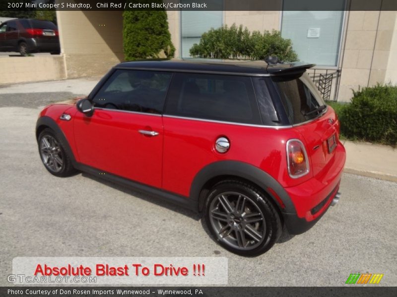 Chili Red / Carbon Black/Carbon Black 2007 Mini Cooper S Hardtop