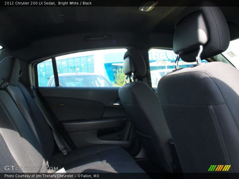Bright White / Black 2012 Chrysler 200 LX Sedan