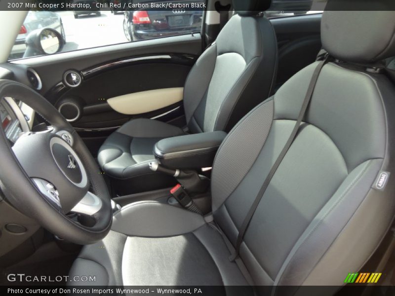 Chili Red / Carbon Black/Carbon Black 2007 Mini Cooper S Hardtop