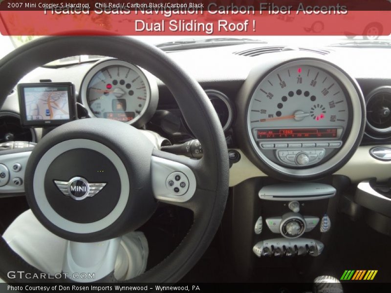 Chili Red / Carbon Black/Carbon Black 2007 Mini Cooper S Hardtop