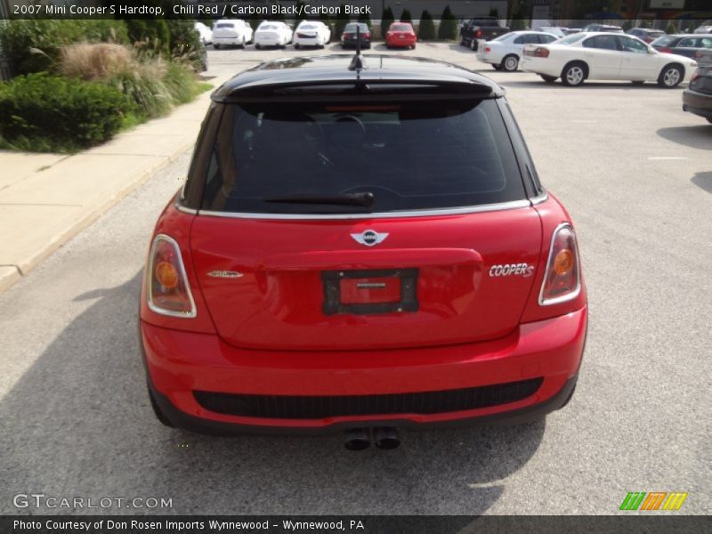 Chili Red / Carbon Black/Carbon Black 2007 Mini Cooper S Hardtop