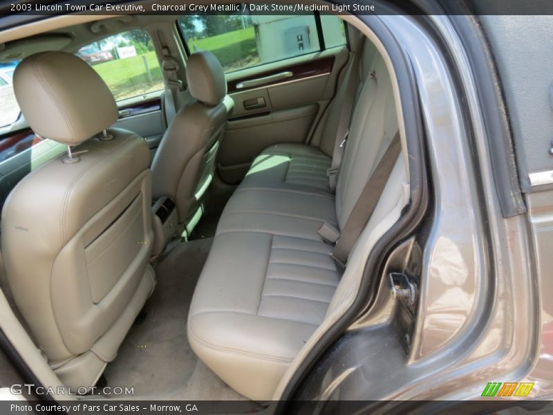 Charcoal Grey Metallic / Dark Stone/Medium Light Stone 2003 Lincoln Town Car Executive