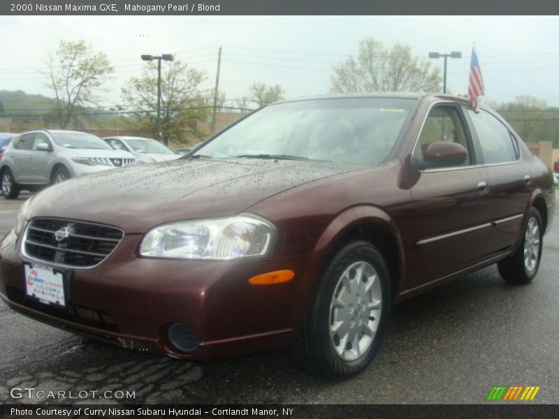Mahogany Pearl / Blond 2000 Nissan Maxima GXE