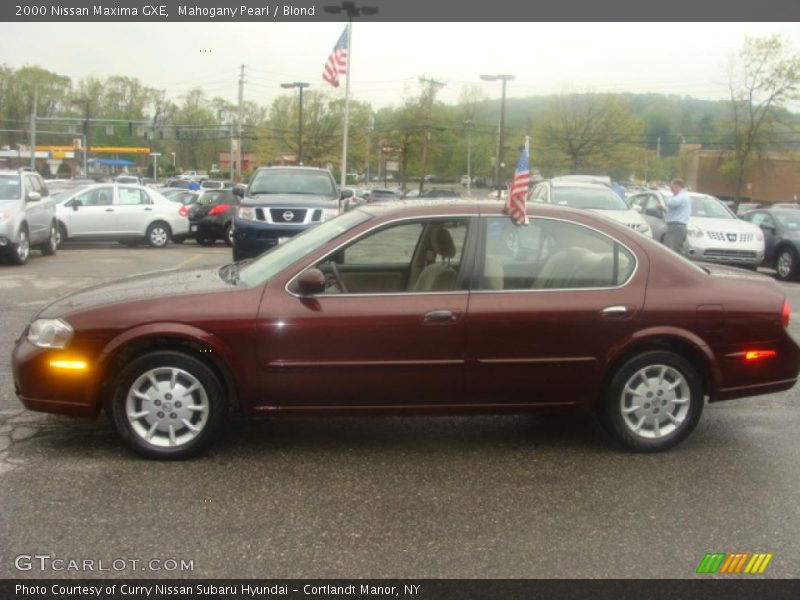 Mahogany Pearl / Blond 2000 Nissan Maxima GXE