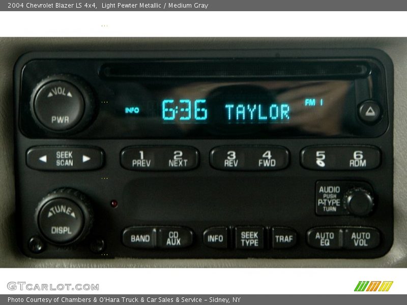 Light Pewter Metallic / Medium Gray 2004 Chevrolet Blazer LS 4x4