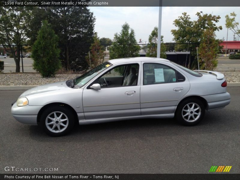 Silver Frost Metallic / Medium Graphite 1998 Ford Contour