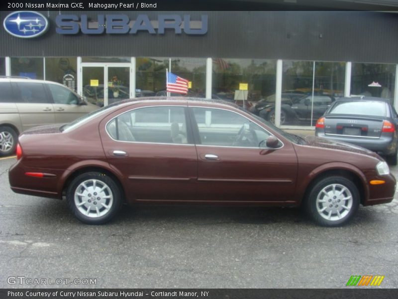 Mahogany Pearl / Blond 2000 Nissan Maxima GXE
