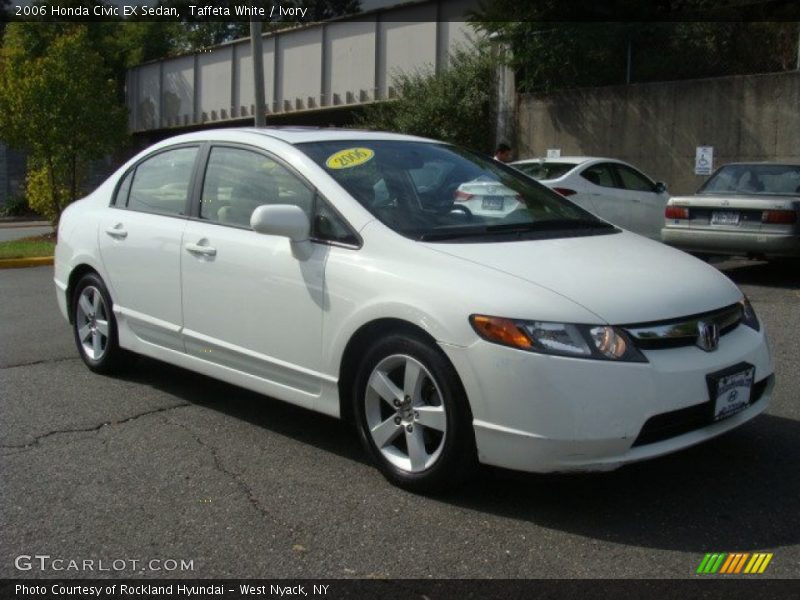 Taffeta White / Ivory 2006 Honda Civic EX Sedan