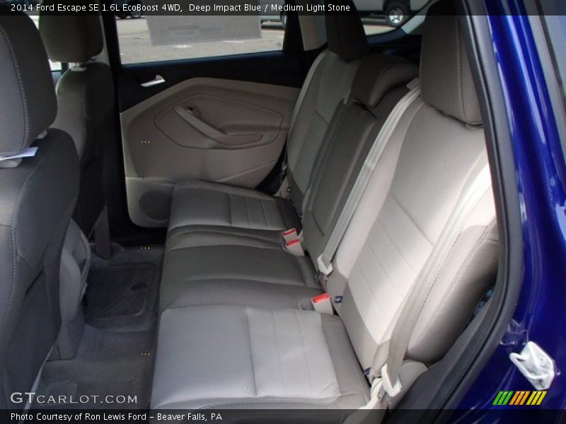Deep Impact Blue / Medium Light Stone 2014 Ford Escape SE 1.6L EcoBoost 4WD