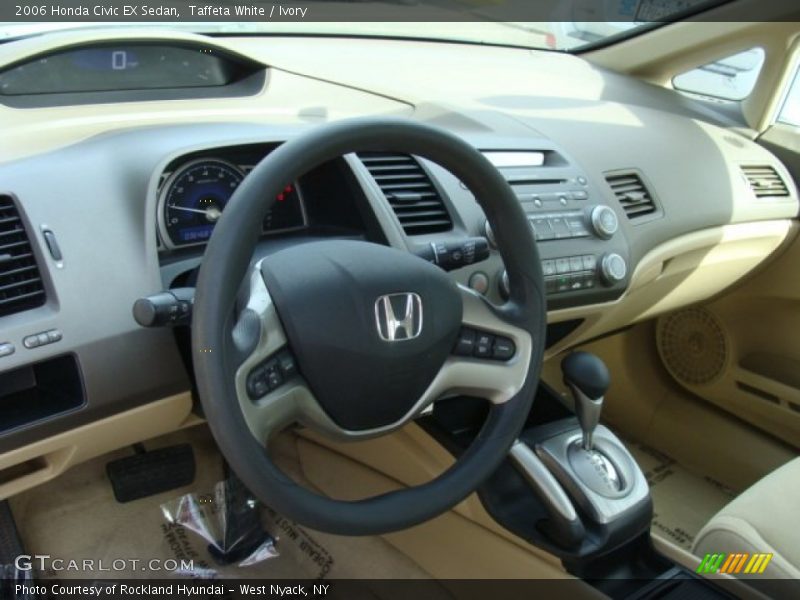 Taffeta White / Ivory 2006 Honda Civic EX Sedan