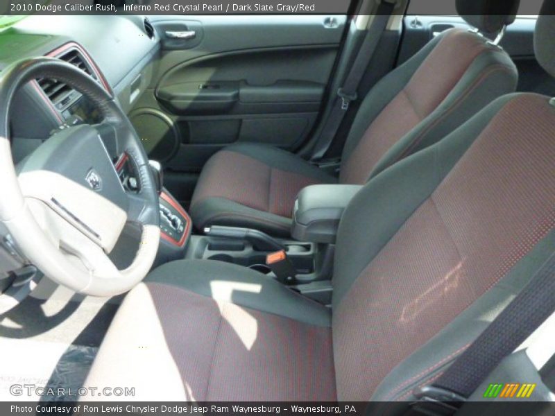 Inferno Red Crystal Pearl / Dark Slate Gray/Red 2010 Dodge Caliber Rush