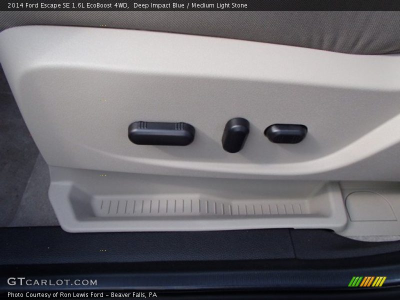 Deep Impact Blue / Medium Light Stone 2014 Ford Escape SE 1.6L EcoBoost 4WD
