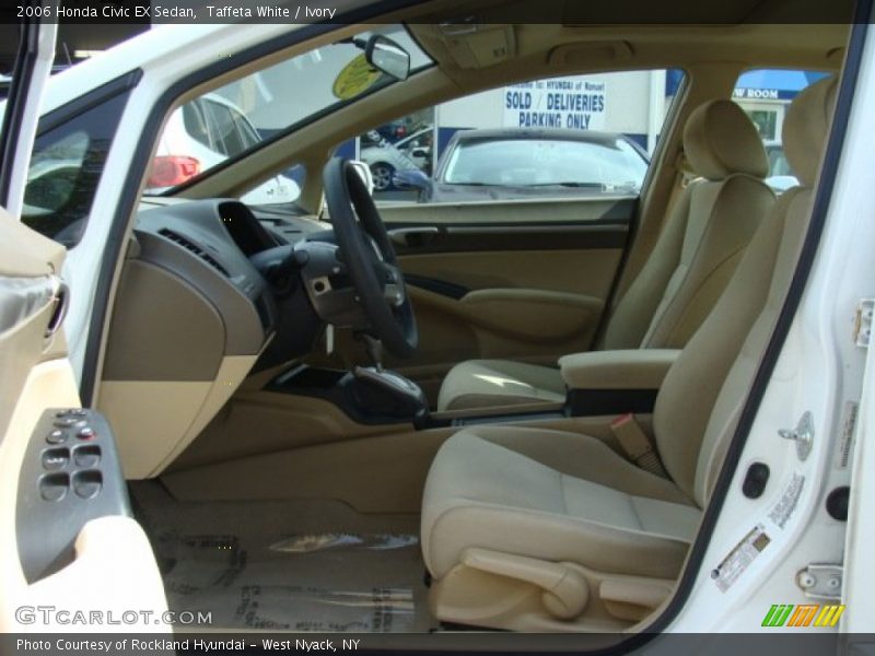 Taffeta White / Ivory 2006 Honda Civic EX Sedan