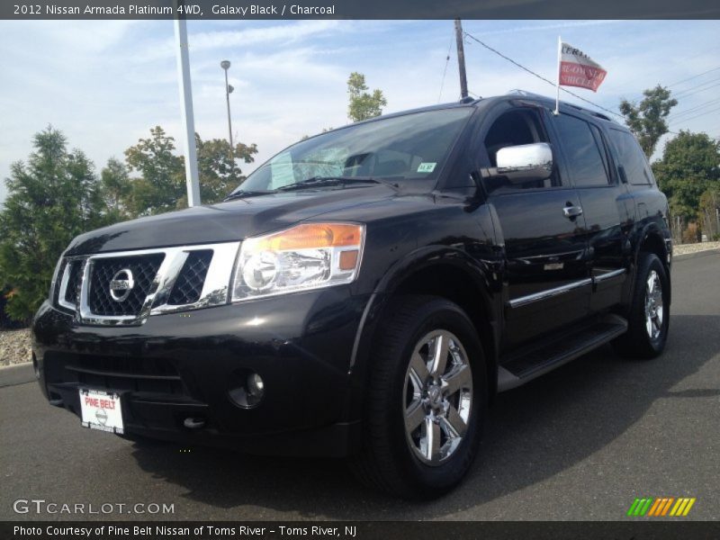 Galaxy Black / Charcoal 2012 Nissan Armada Platinum 4WD