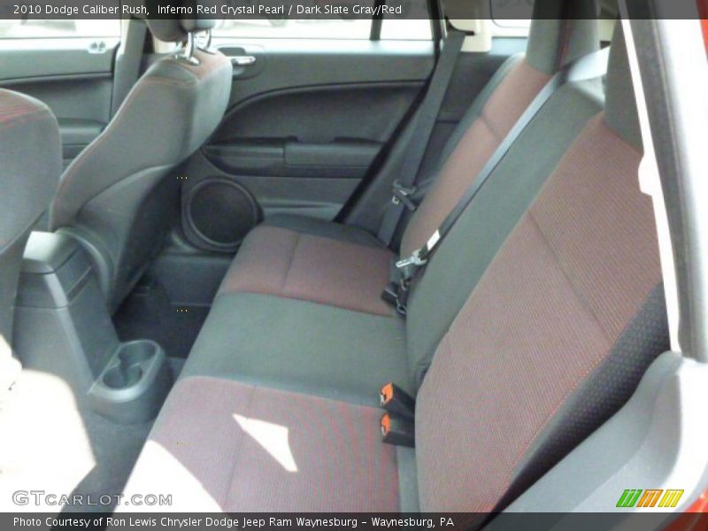 Inferno Red Crystal Pearl / Dark Slate Gray/Red 2010 Dodge Caliber Rush