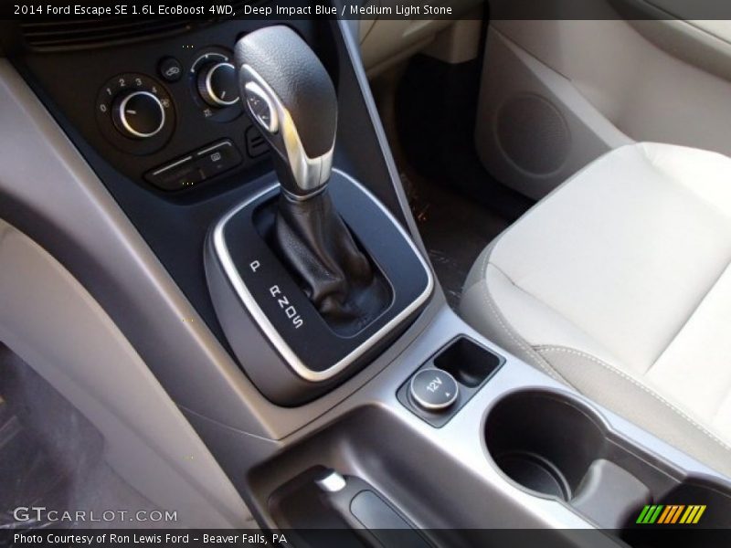 Deep Impact Blue / Medium Light Stone 2014 Ford Escape SE 1.6L EcoBoost 4WD